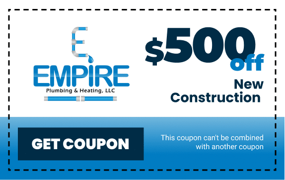 Empire Plumbing & Heating LLC in Baltimore, MD - New Construction Coupon