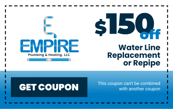 Empire Plumbing & Heating LLC in Baltimore, MD - Water Line R Coupon